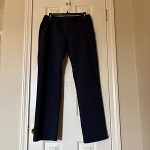 Apt 9 Size 6 Navy Torie Mid Rise Straight Leg Pants